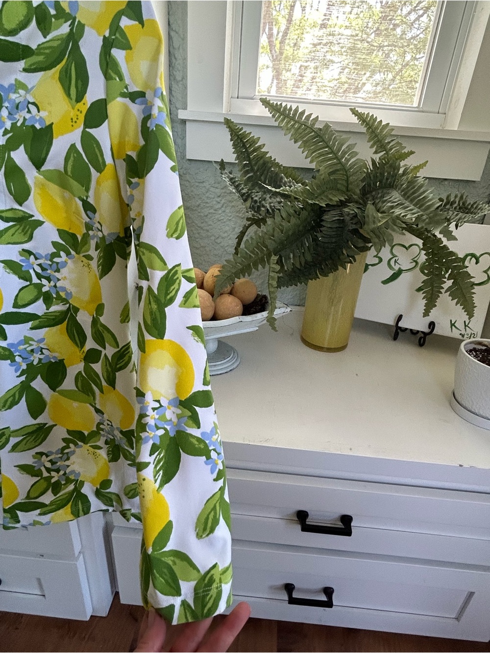 Mahi Gold Limoncello Long-Sleeve Top - Yellow & Green- small - Picture 4 of 5